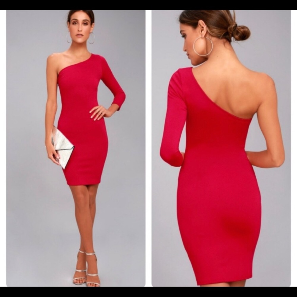 Lulu’s Hello Lover Bodycon dress 🧡